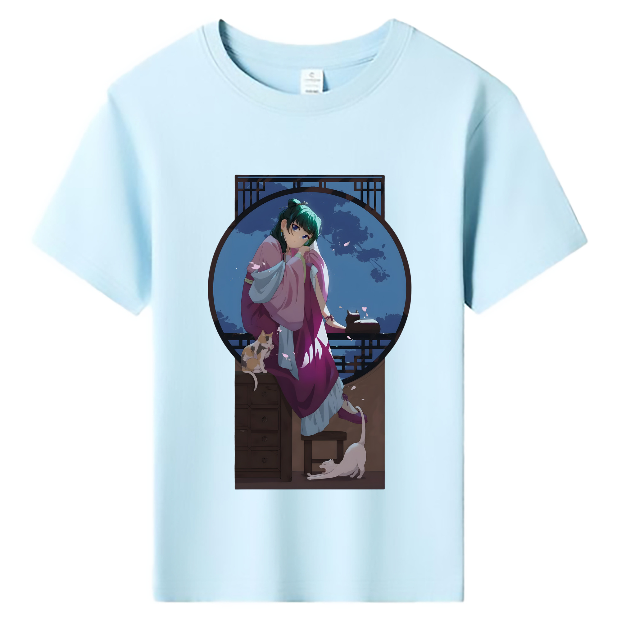 （画像用） 薬屋のひとりごと The Apothecary Diaries 綿100％キッズTシャツ（フロントプリント）